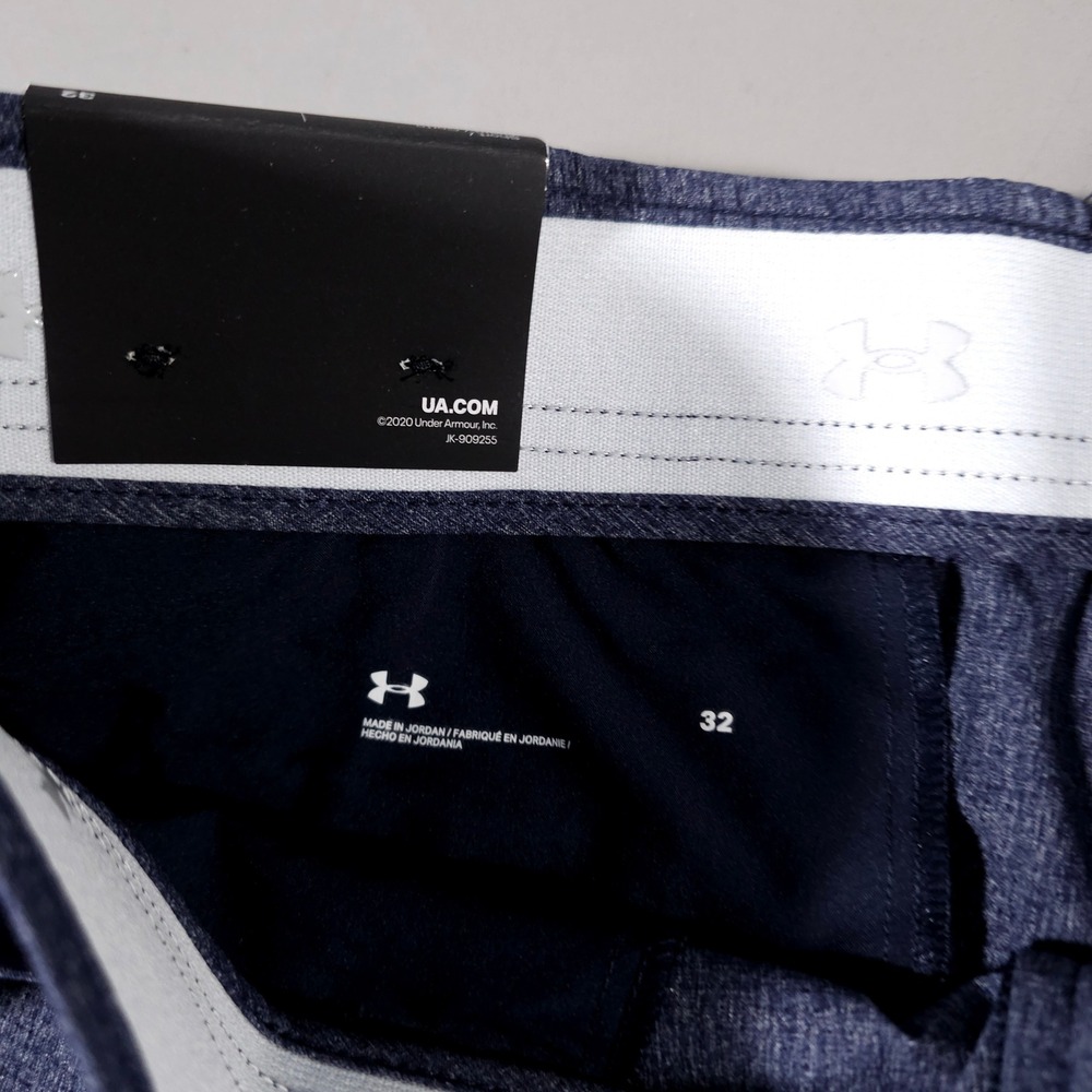 Under Armour Golf Vented Shorts Mens 32 Navy UA Storm Water Repellent 1377359 - Picture 4 of 8